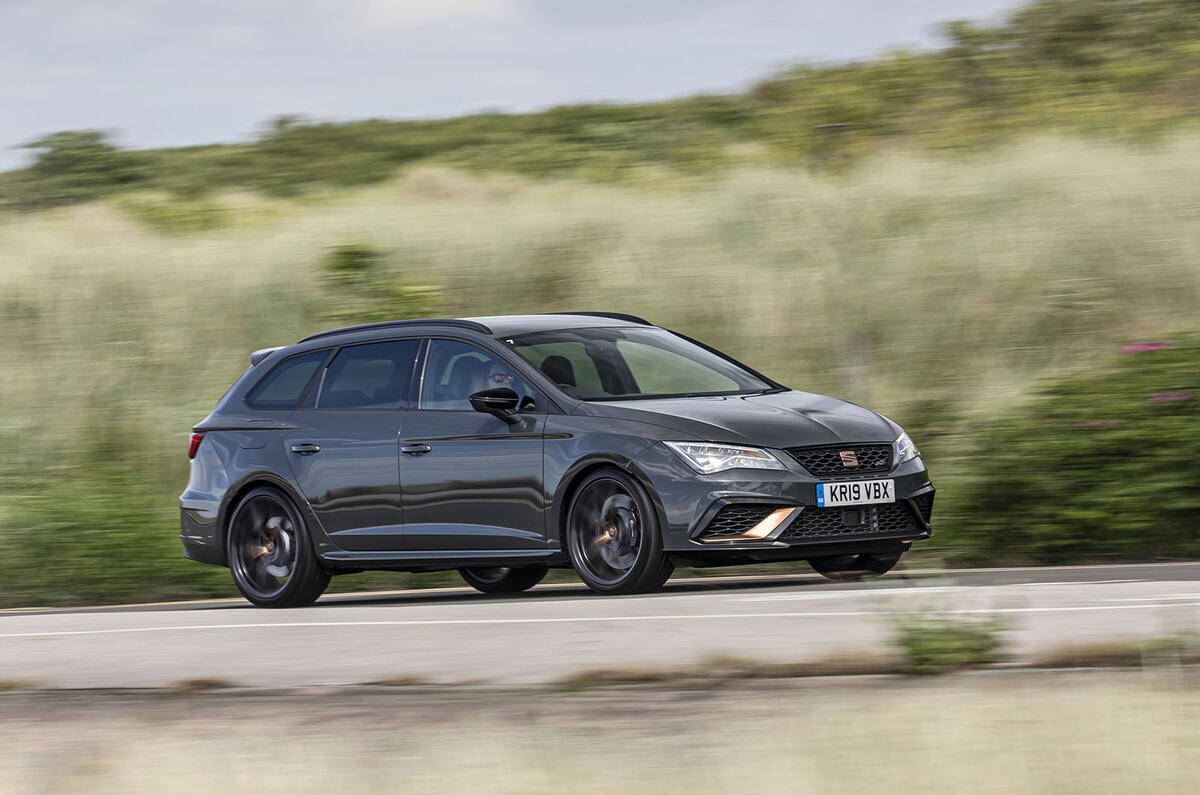 Seat Leon Cupra R ST Abt 2019 UK first drive review - on the road front