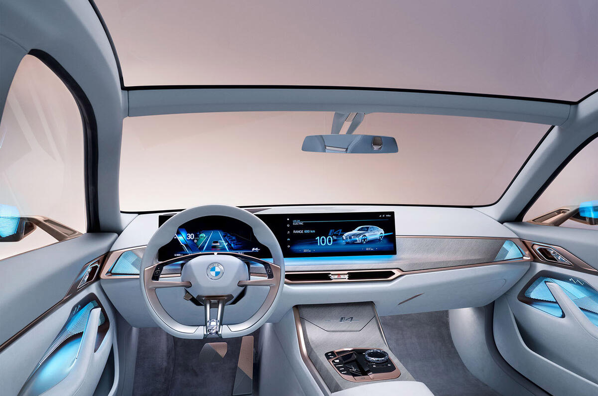 New Bmw I4 Electric Saloon Shown In Near Production Form