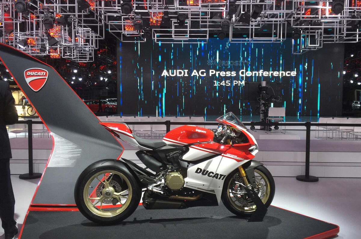 Ducati display at the Paris motor show 2016 - show report and gallery