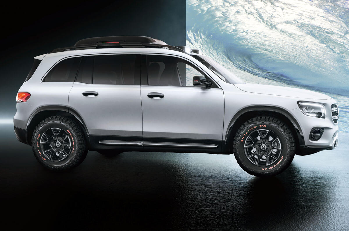 Mercedes Benz Targets Audi Q3 With Rugged Glb Concept