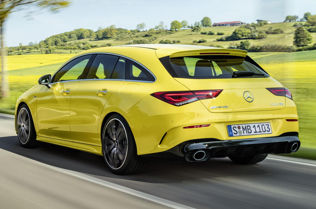 Mercedes Amg Cla35 Shooting Brake Joins Performance Line