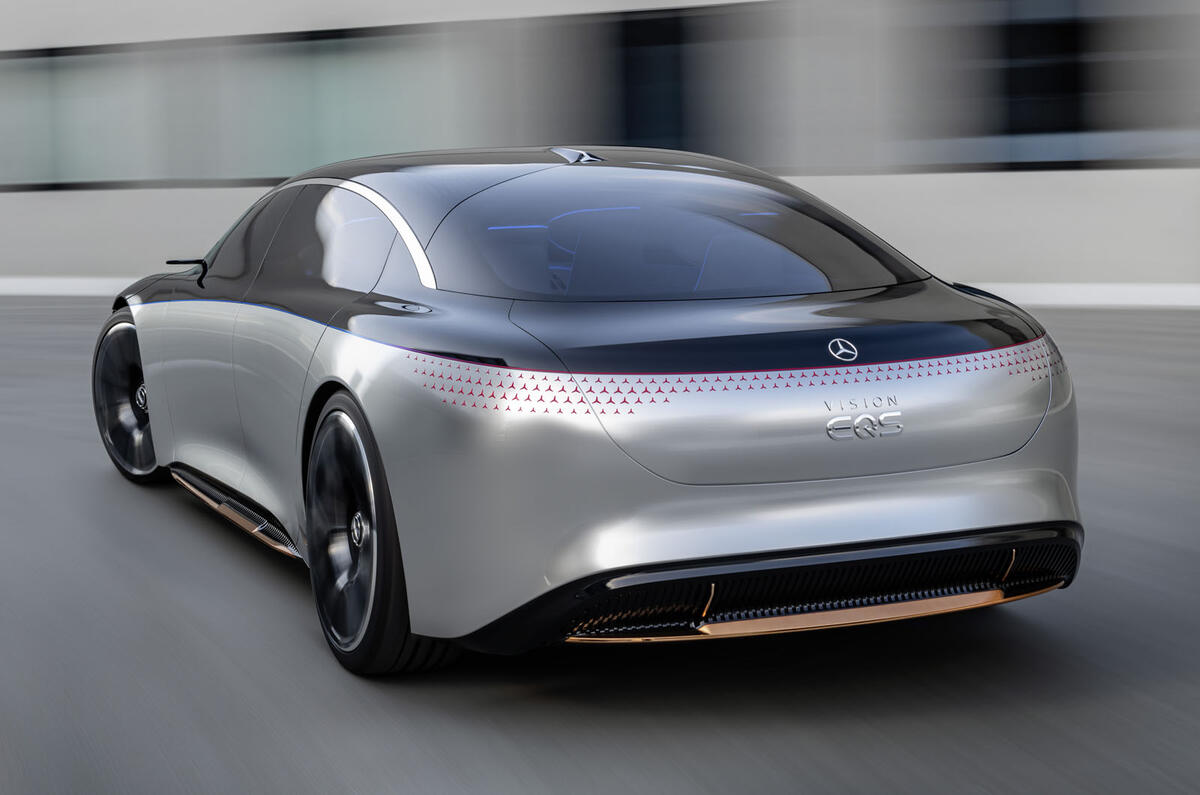 New Mercedes Benz Vision Eqs Concept Is 470bhp Luxury Ev