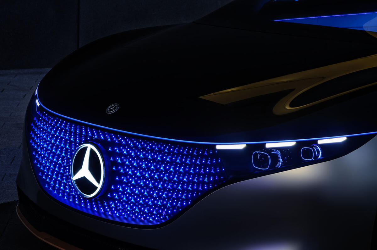 New Mercedes-Benz Vision EQS concept is 470bhp luxury EV ...