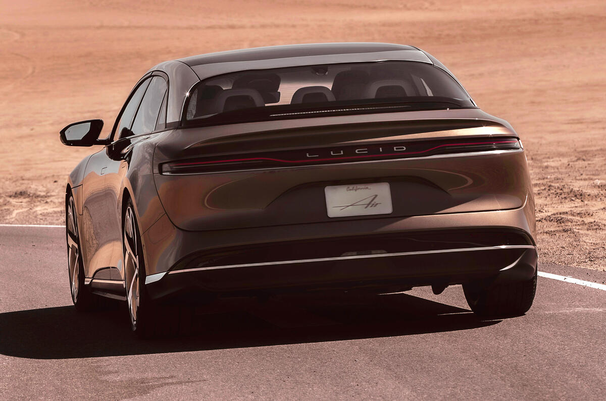2020 Lucid Air - rear