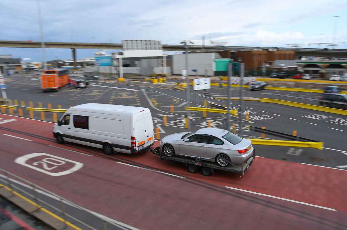 The White Vans Of Dover Inside The Port S Used Car Exporting Industry Autocar