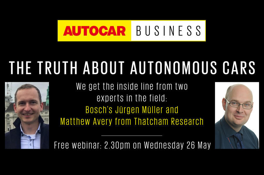 Autocar Business live webinar: Autonomous cars