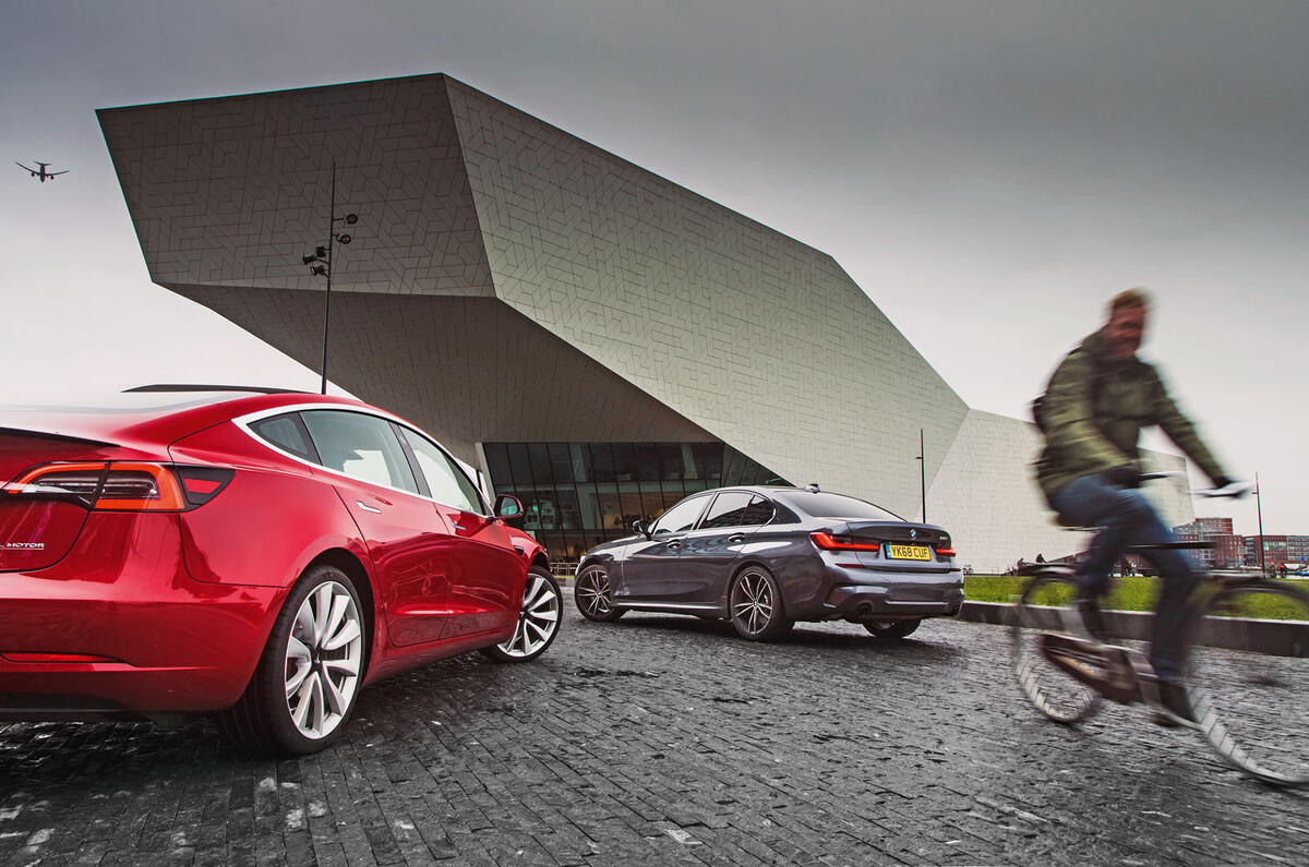 2019 Tesla Model 3 vs new BMW 3 Series