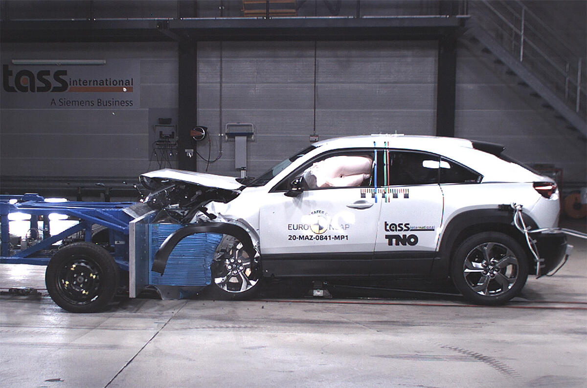 New Mazda MX30 EV scores top marks in Euro NCAP test Autocar