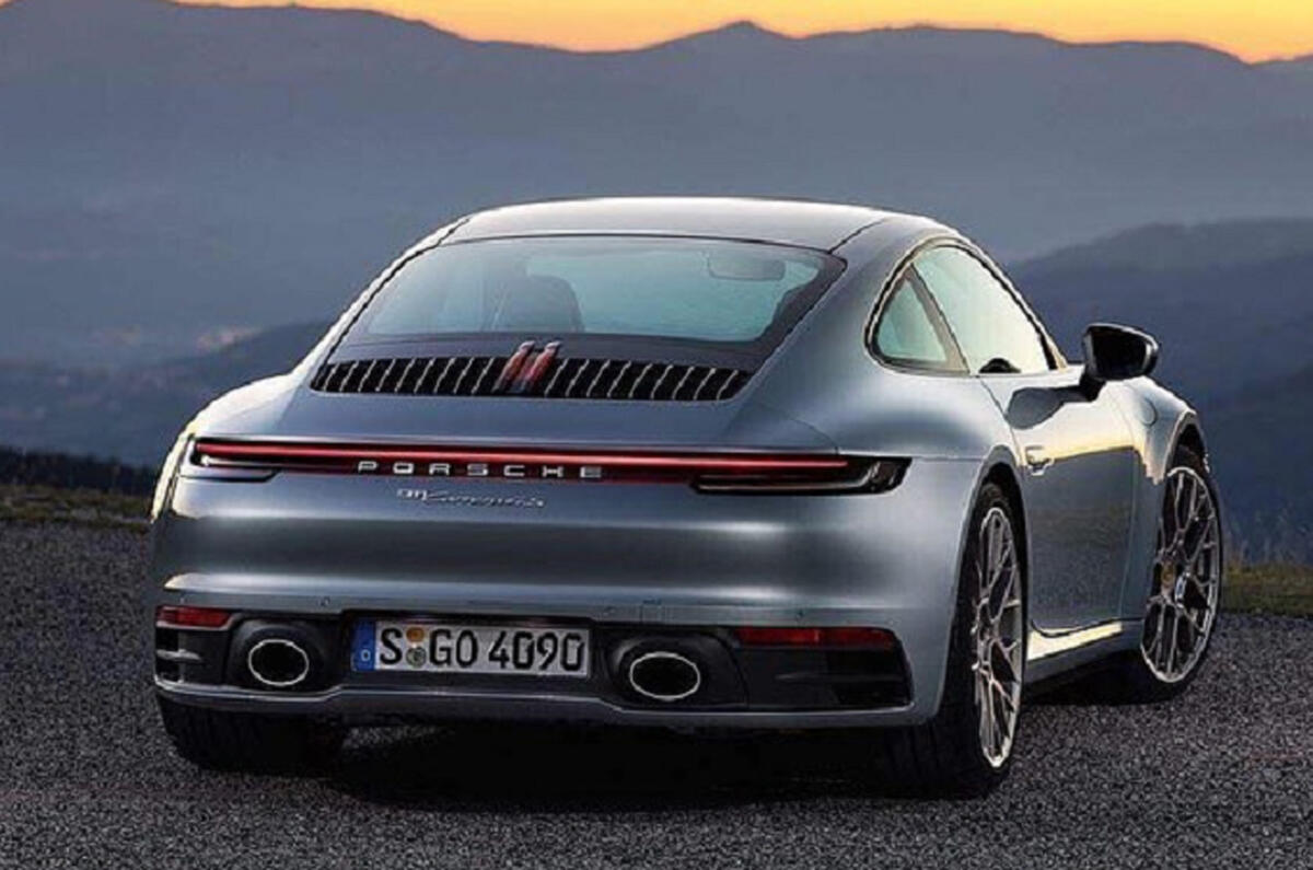 Low-res images of the 2019 Porsche 911 '992' have been leaked