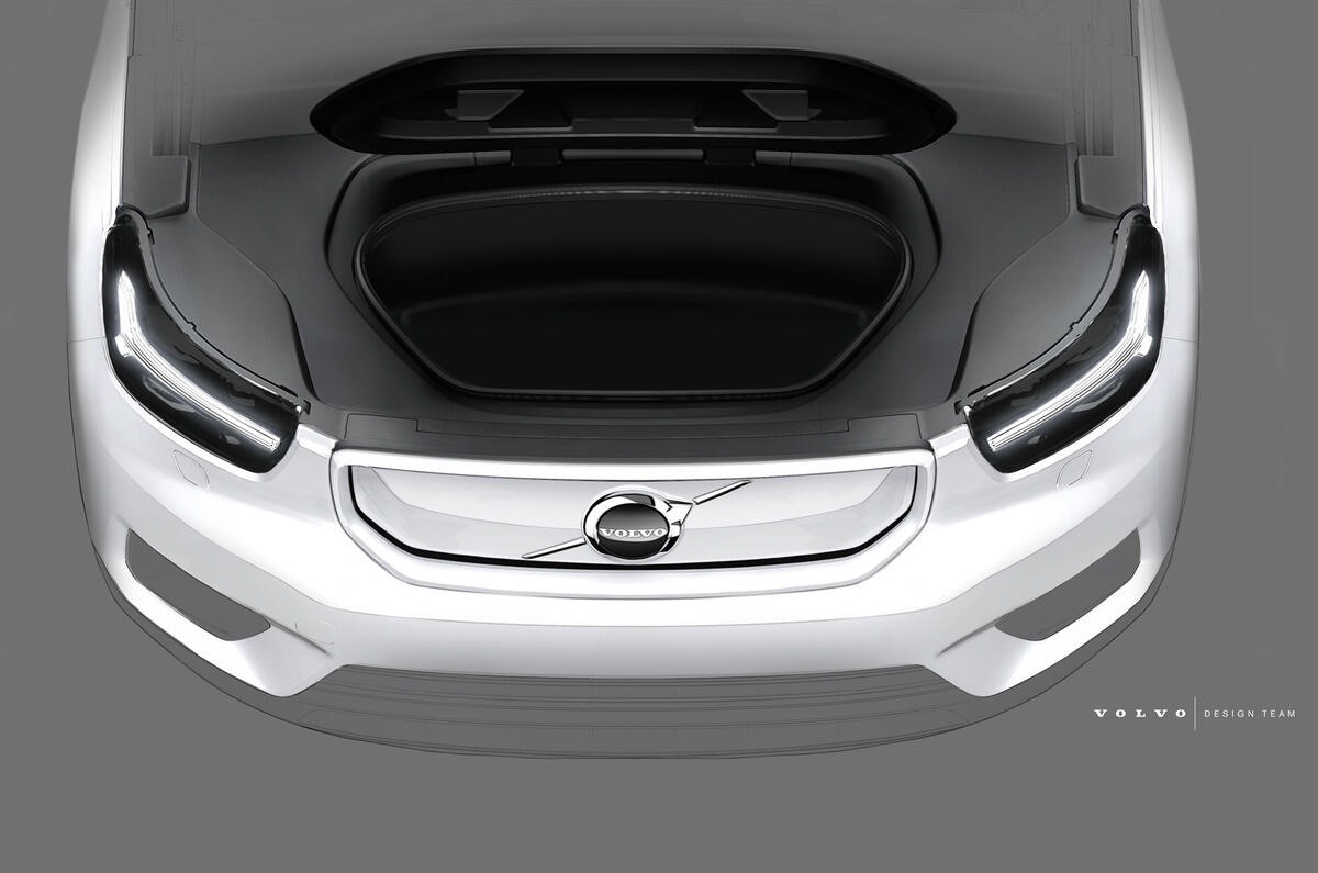 Electric Volvo Xc40 Shown In New Sketches Autocar