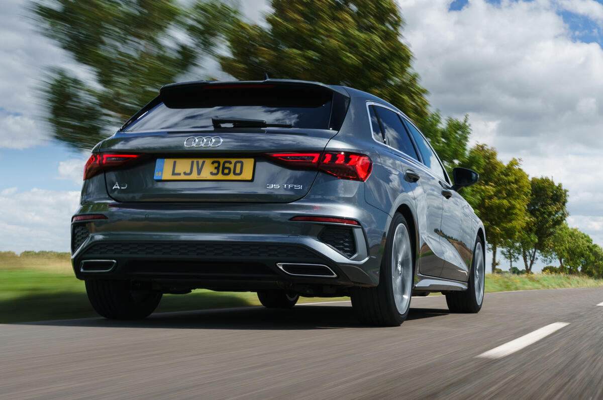 Audi A3 Sportback 2020 : premier bilan de conduite au Royaume-Uni - hero rear