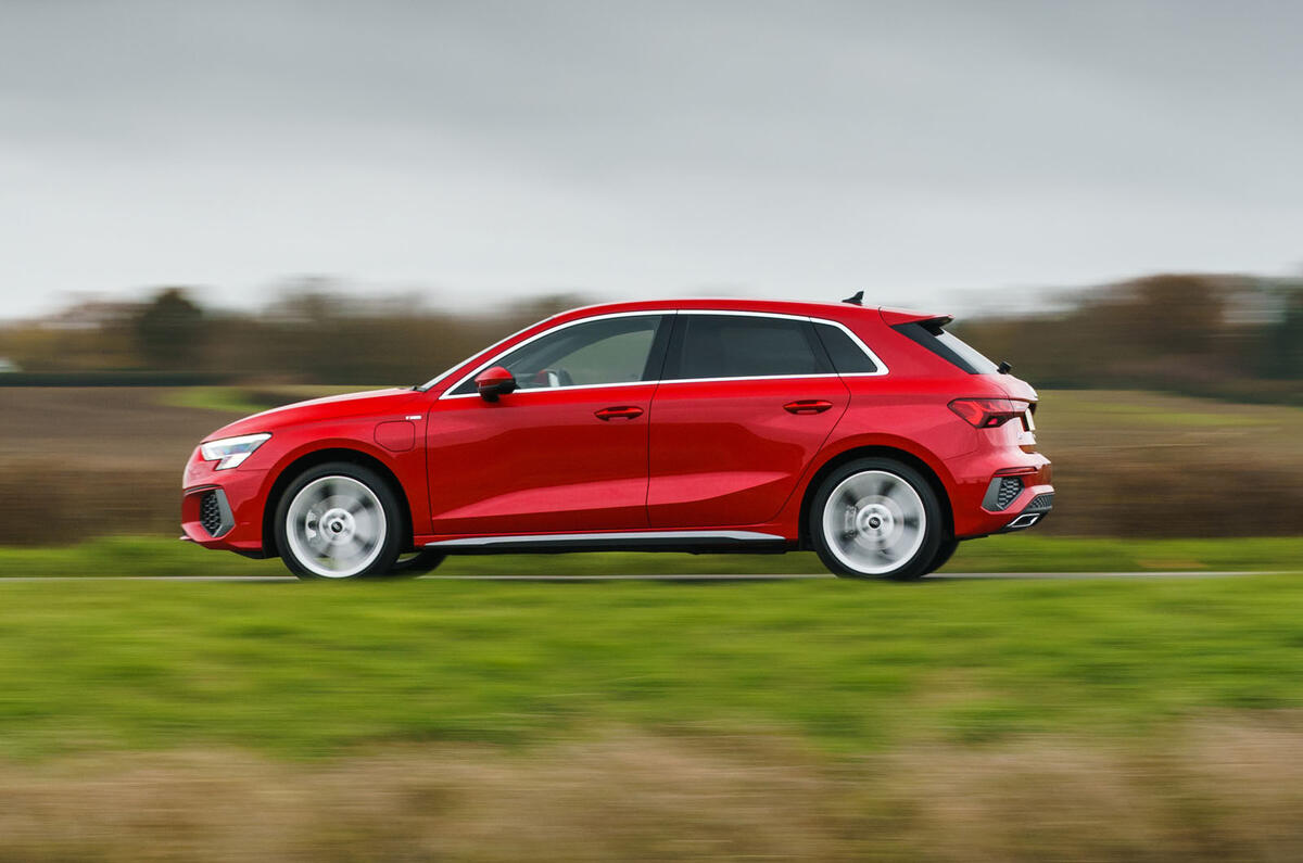 Audi A3 TFSIe 2020 UK first drive review - hero side