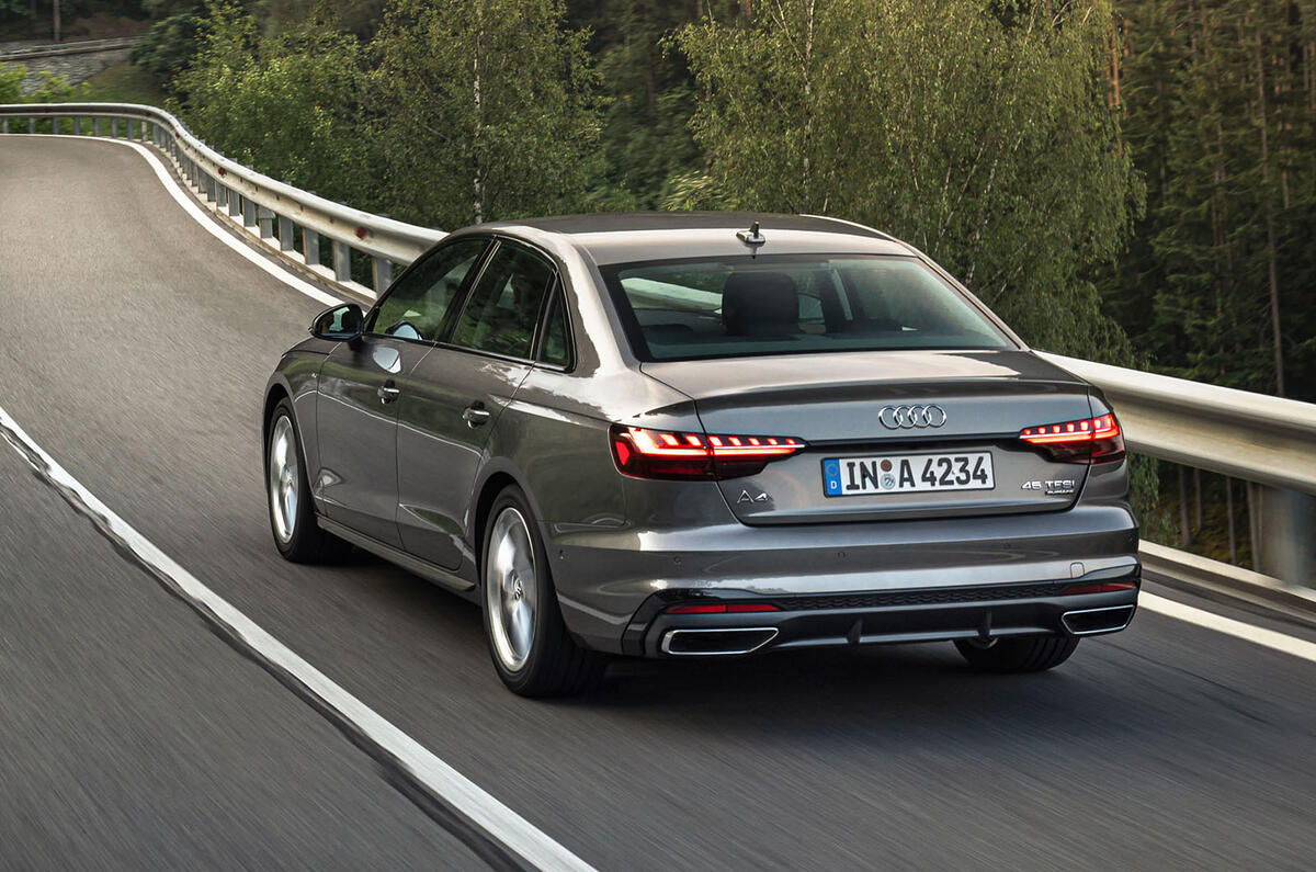 Audi A4 2019 first drive review - hero rear