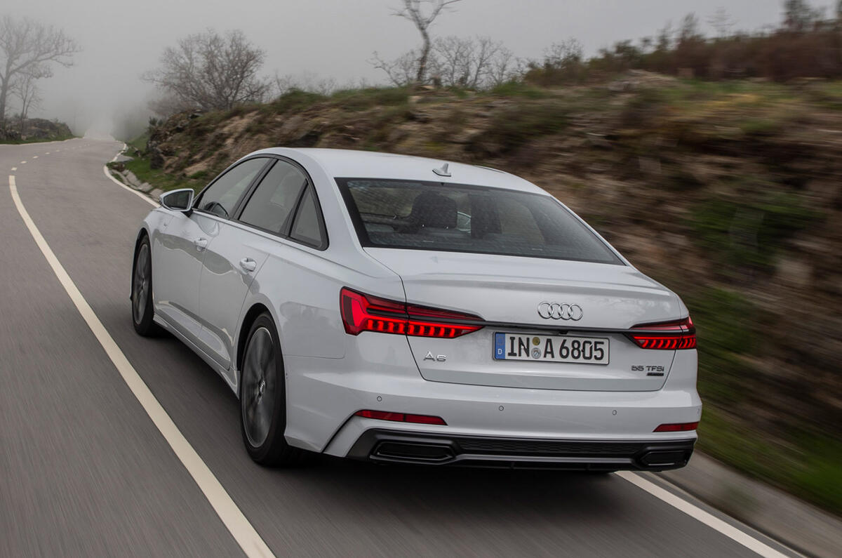 Audi A6 2018 review hero rear