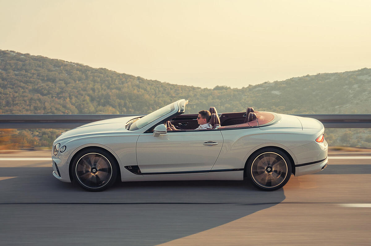 Bentley Continental GT convertible 2019 first drive review - hero side
