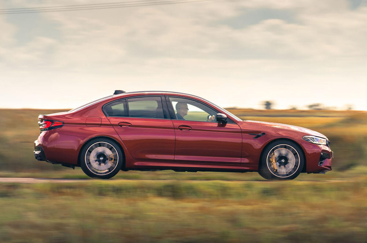 BMW M5 Competition 2020 UK first drive review - hero side