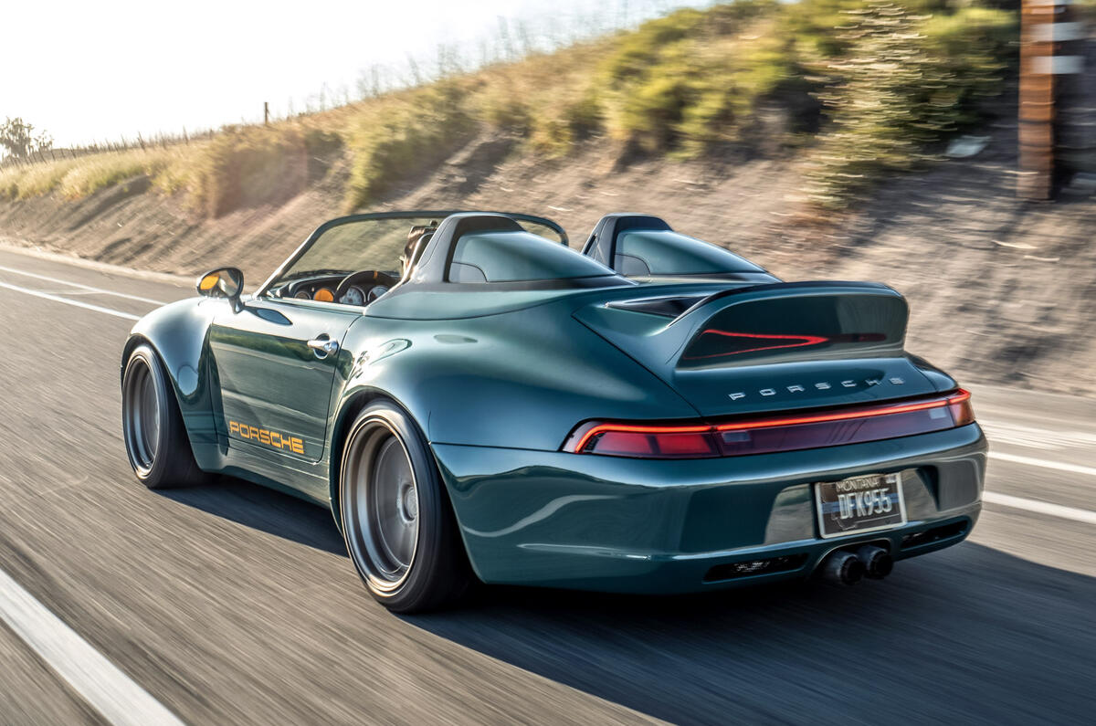 2 Gunther Werks 993 Speedster 2022 premier essai de conduite avec suivi arrière