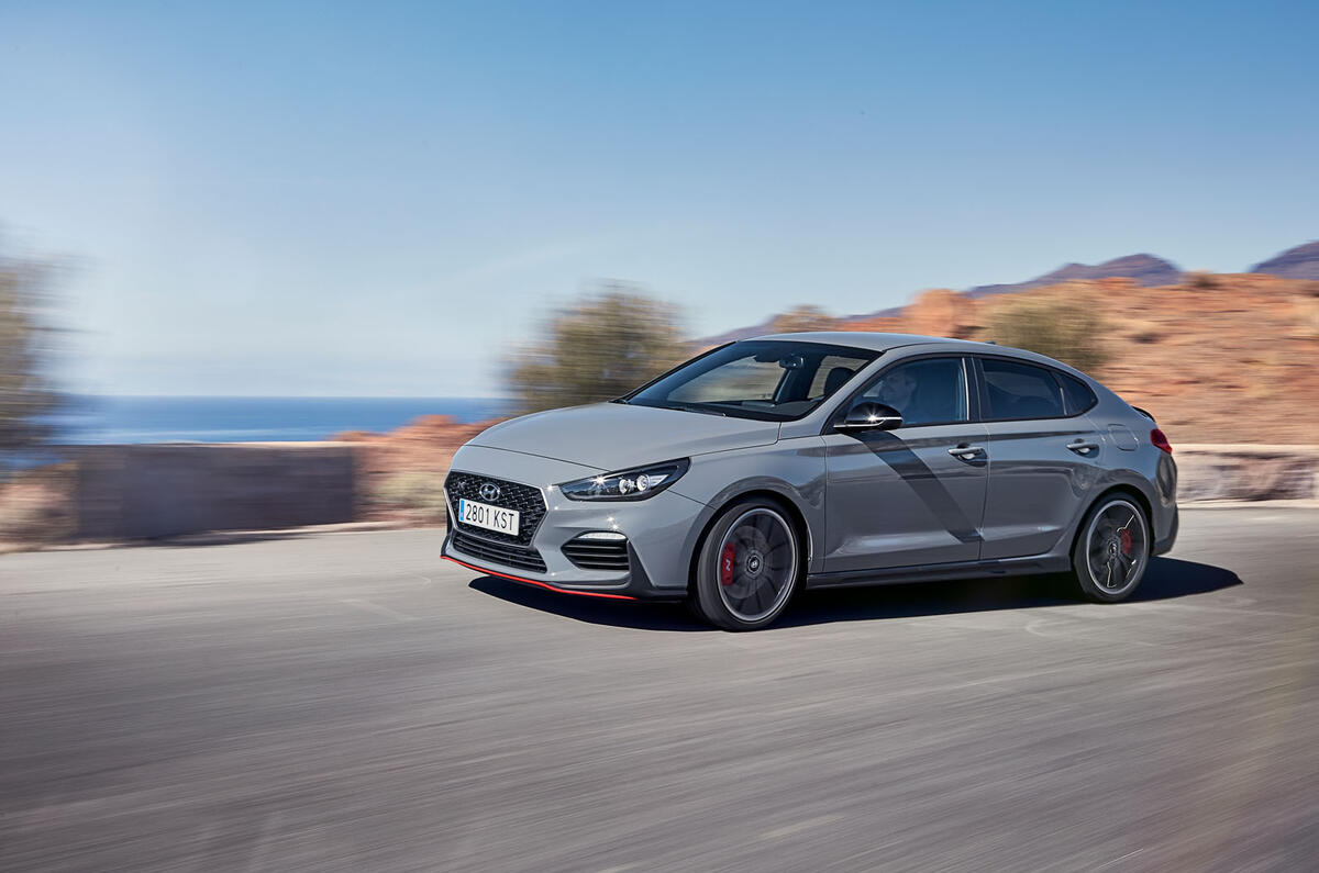 Hyundai i30 Fastback N 2019 first drive review - hero side