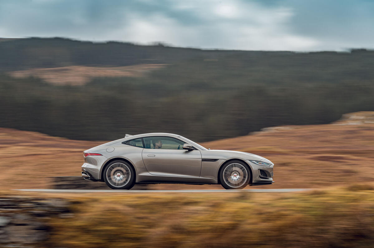 Jaguar F-Type 2020 UK first drive review - hero side