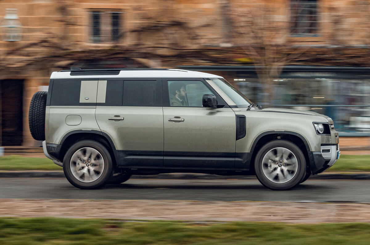 Land Rover Defender 110 2020 UK first drive review - hero side