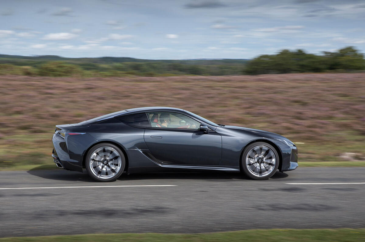 2 Lexus LC500 2021 UK FD hero side