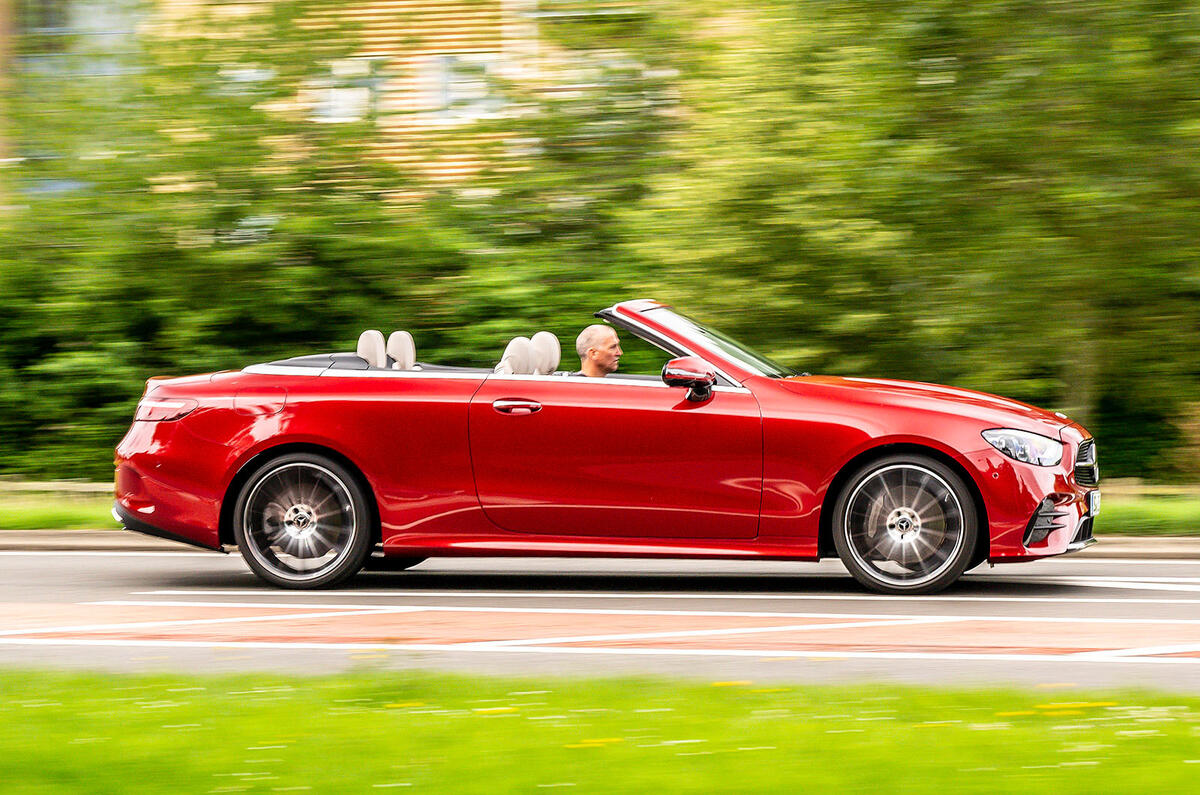 Mercedes-Benz E-Class e450 Cabriolet 2020 UK first drive review - hero side
