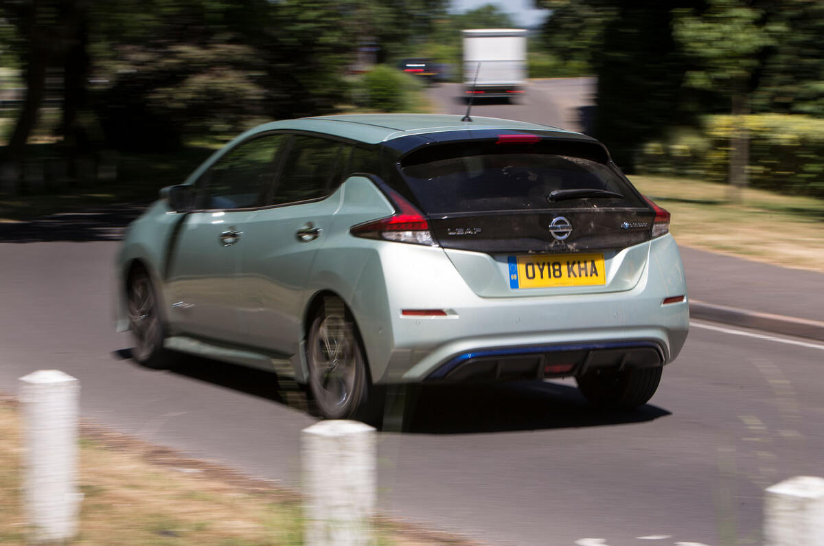Nissan Leaf 2nd generation (2018) long-term review hero rear