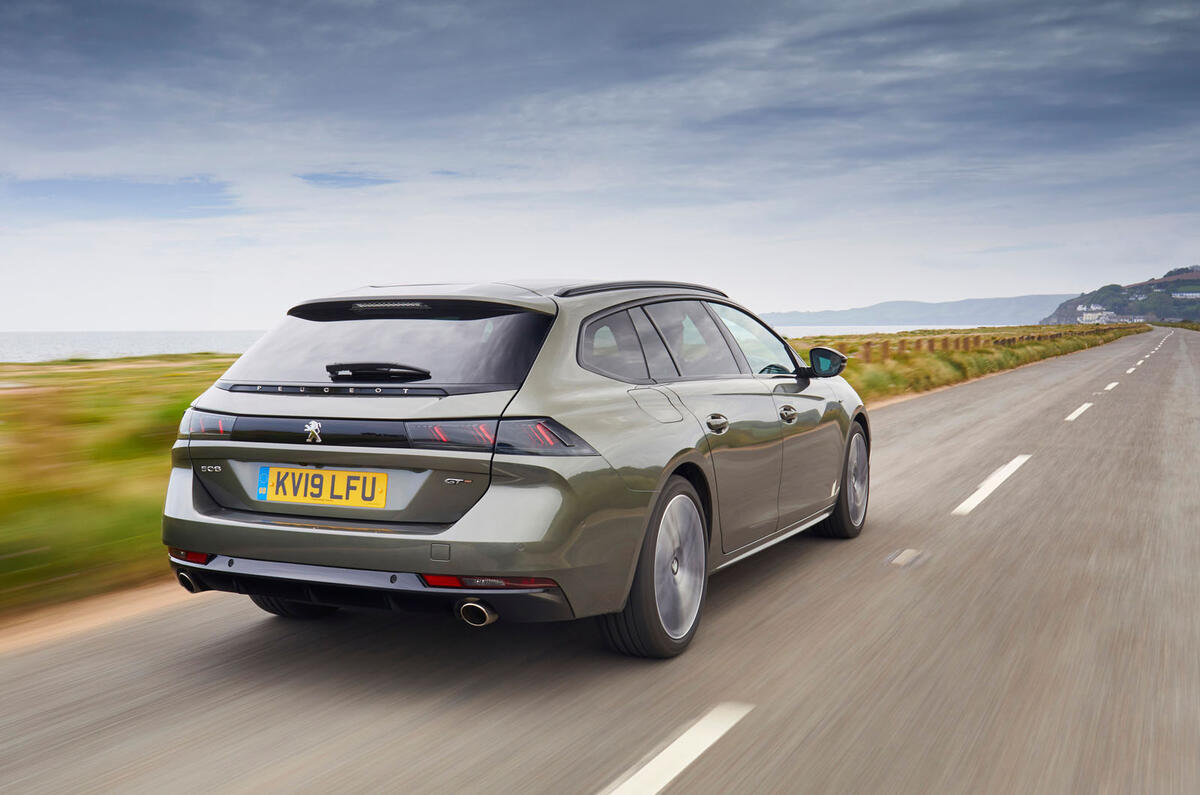 Peugeot 508 SW PureTech 225 GT 2019 UK first drive review - hero side