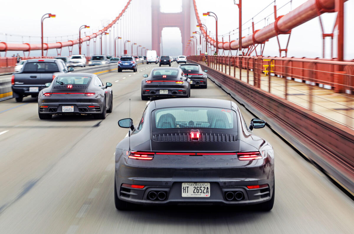 2019 Porsche 911 prototype first ride - golden gate