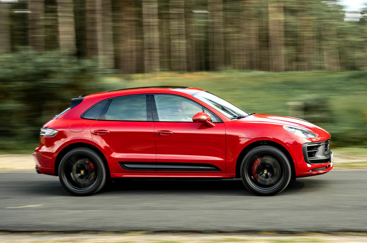 2 Porsche Macan GTS 2021 UK LHD first drive hero side