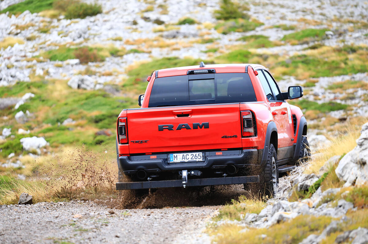 2 RAM 1500 TRX 2021 first drive review hero rear