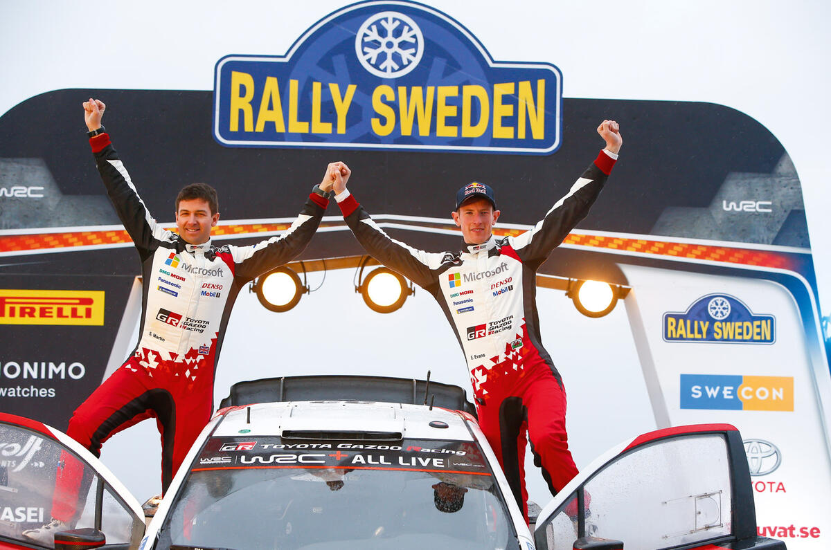 Scott Martin and Elfyn Evans