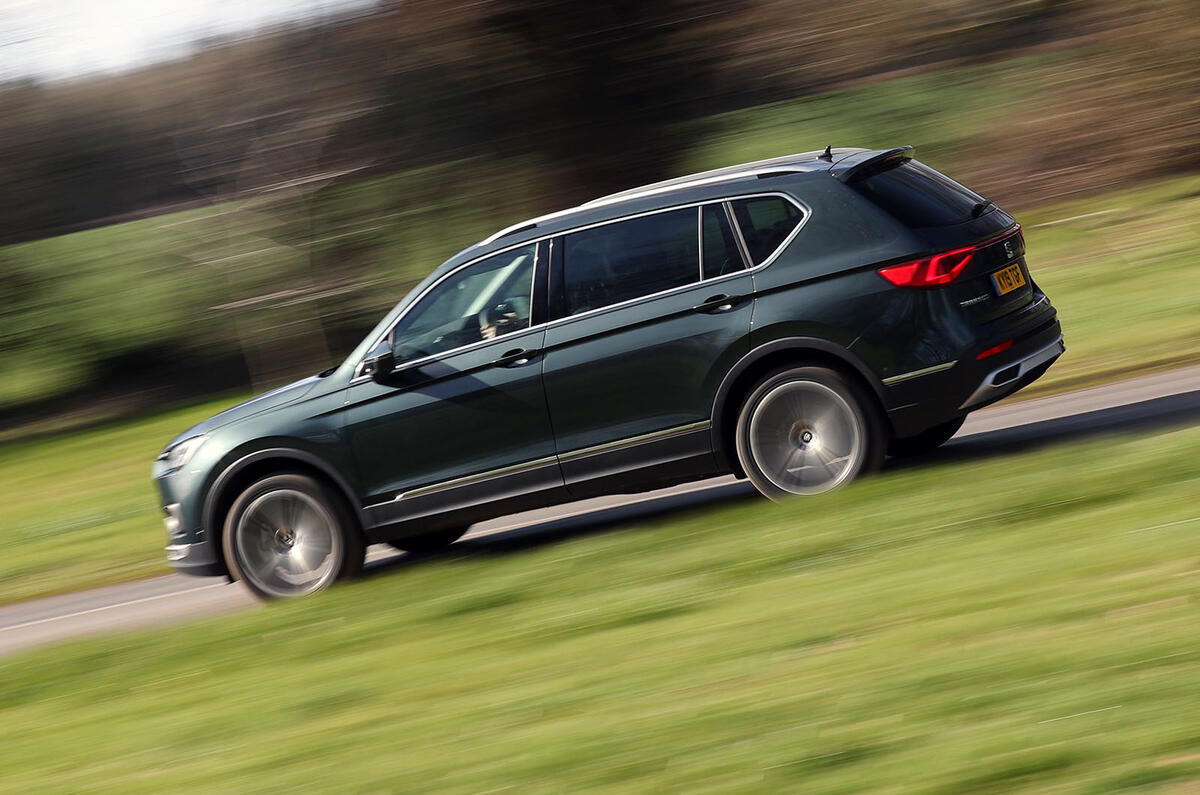 Seat Tarraco 2019 UK first drive review - hero side