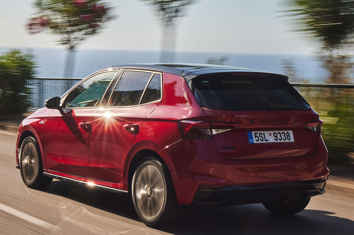 Skoda Fabia Monte Carlo rear tracking