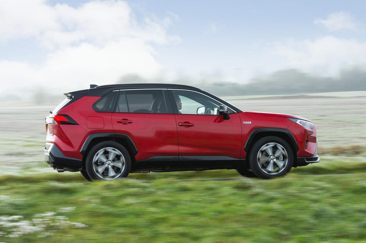 2 Toyota RAV4 PHEV 2021 UK first drive review hero side