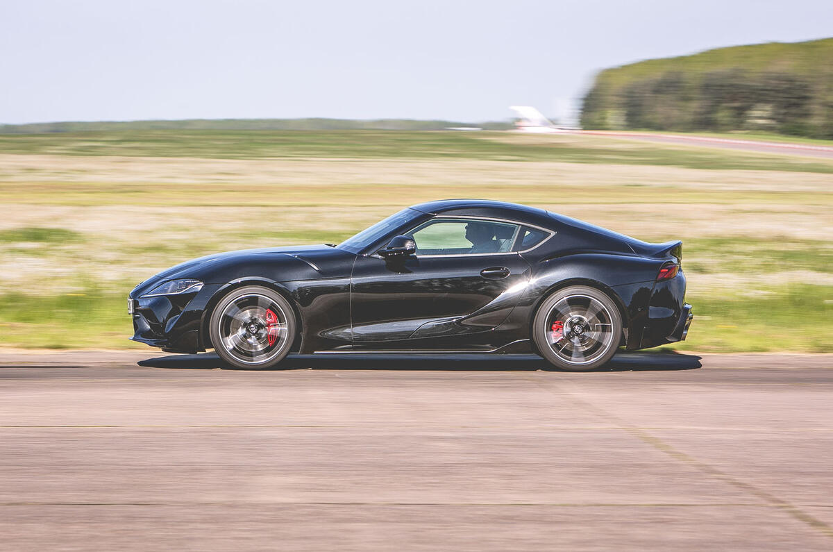 Toyota Supra 2019 UK first drive review - hero side