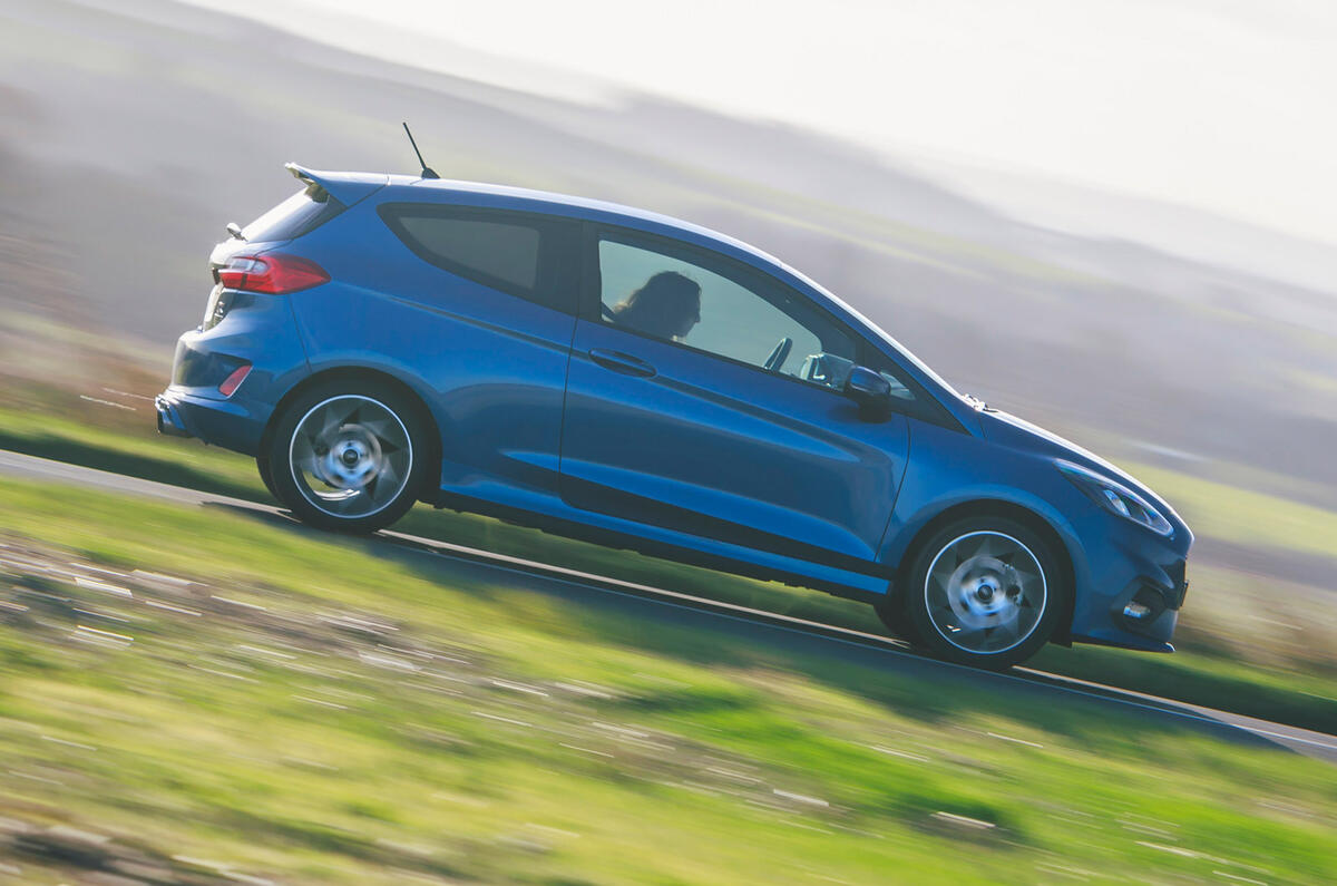 2 Turbo Technics Fiesta ST 285 2022 UK first drive review side pan