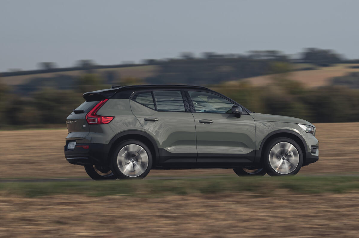 Volvo XC40 P8 Recharge 2020 : premier bilan de conduite au Royaume-Uni - côté héros