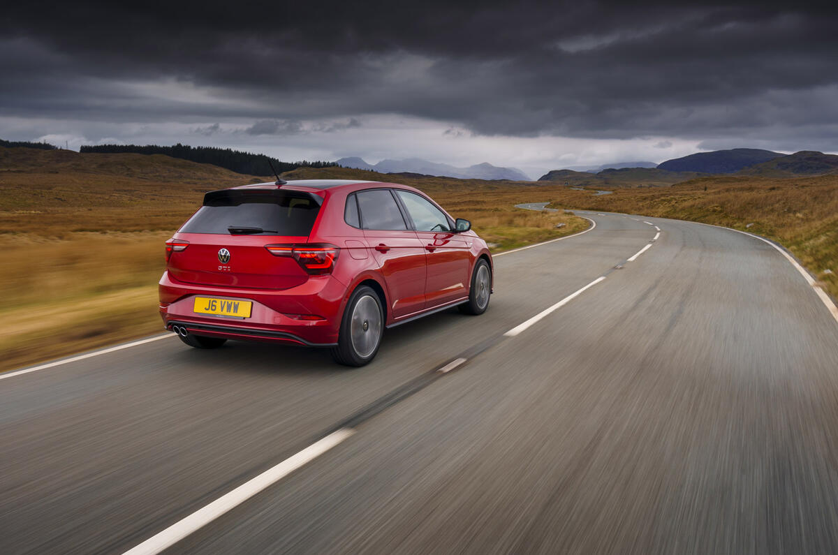 2 VW Polo GTI Facelift 2022 FD voie arrière