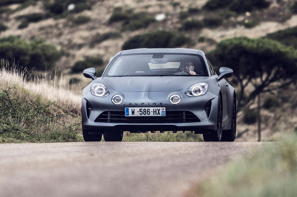 Alpine A110S 2019 first drive review - on the road nose