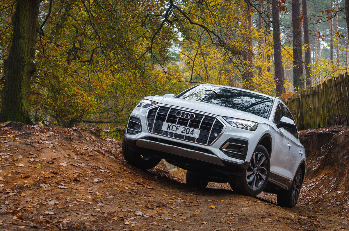 Audi Q5 40 TDI Sport 2020 UK first drive review - static front