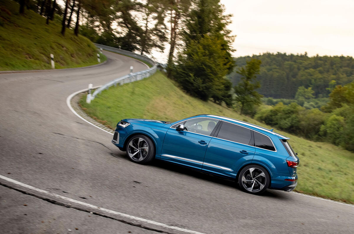 Audi SQ7 2020 : premier bilan de conduite - côté virage