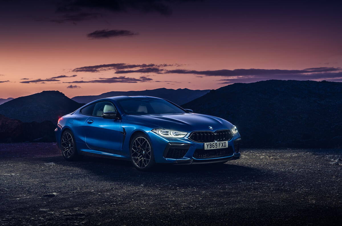 BMW M8 Competition Coupe 2020 UK first drive review - static
