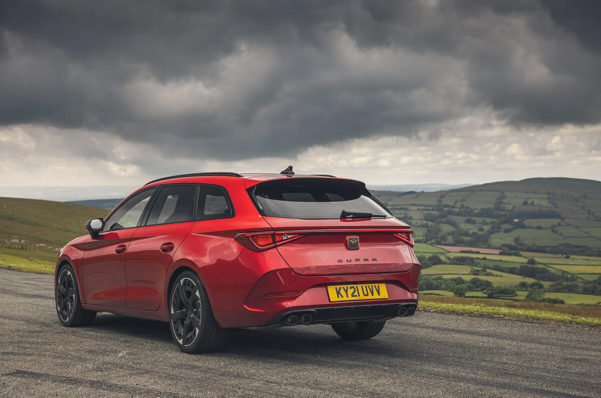 20 Cupra Leon Estate 2021 UE FD statique arrière