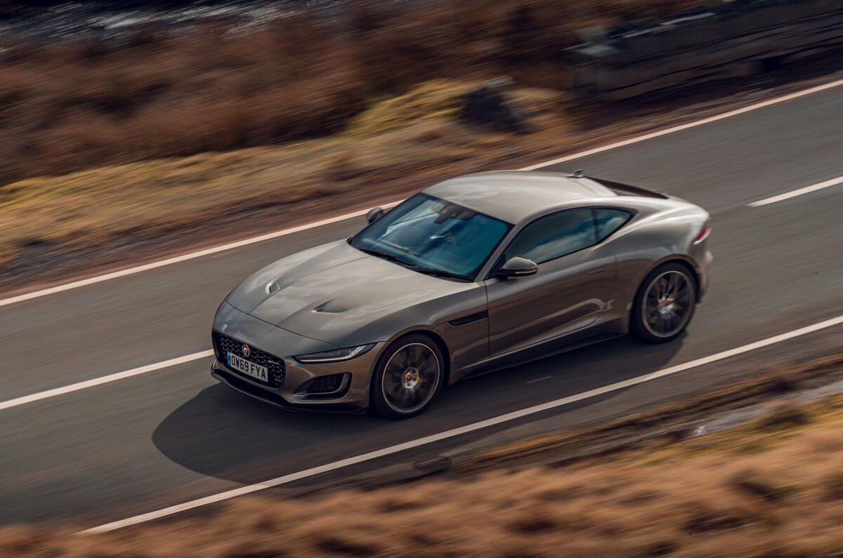 Jaguar F-Type 2020 UK first drive review - on the road side