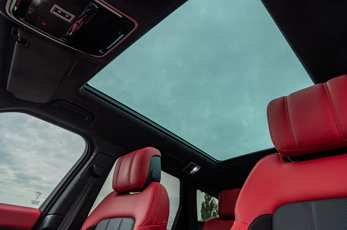 Land Rover Range Rover Sport HST 2019 UK first drive review - sunroof