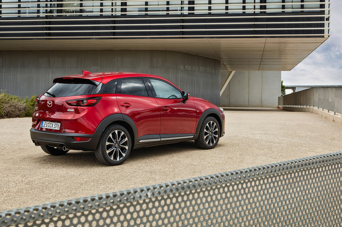 Mazda CX-3 2018 first drive review static rear