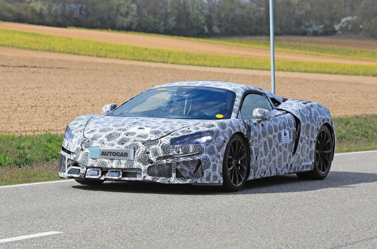 McLaren hybrid mule