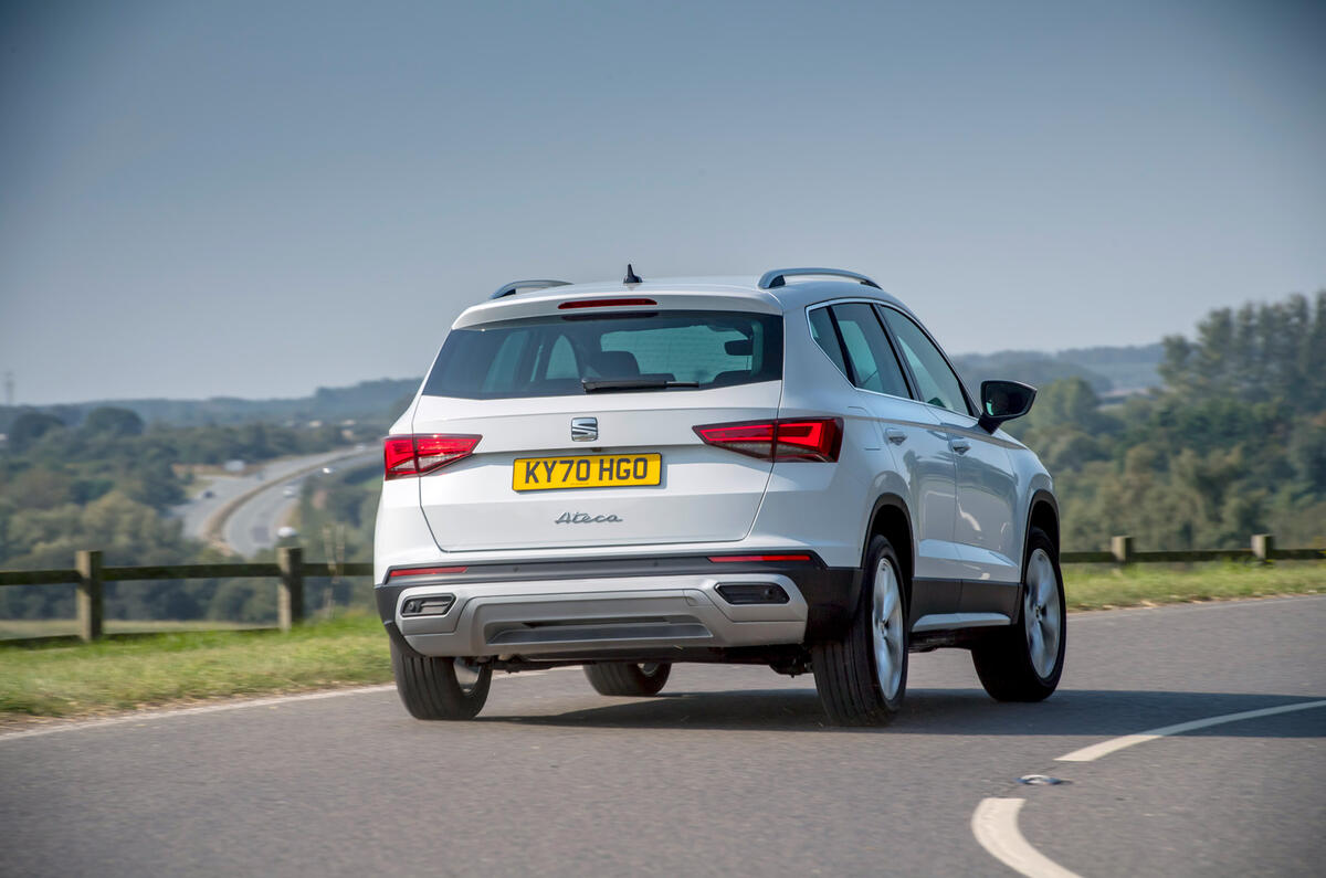 Siège Ateca Xperience 2020 : premier bilan de conduite au Royaume-Uni - sur la route arrière