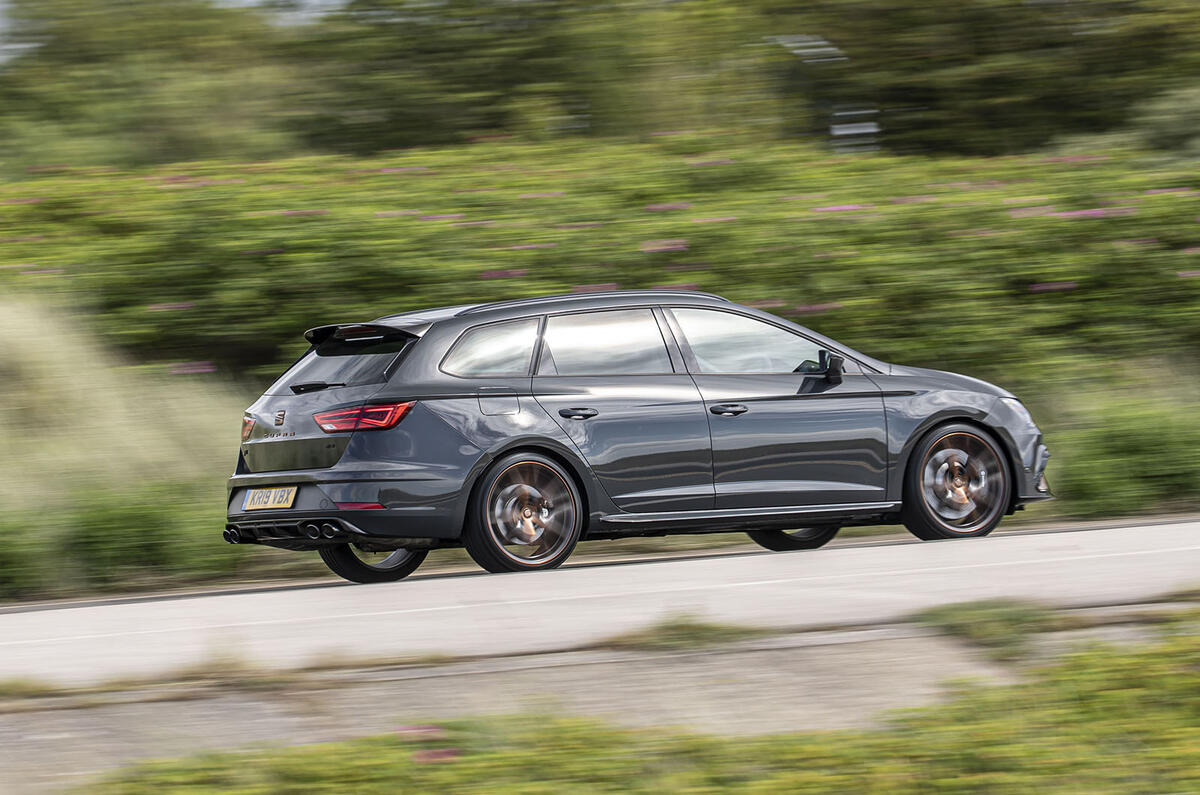 Seat Leon Cupra R ST Abt 2019 UK first drive review - on the road side